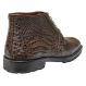 Los Altos Brown All-Over Genuine Crocodile Ankle Boots 1ZA2068207