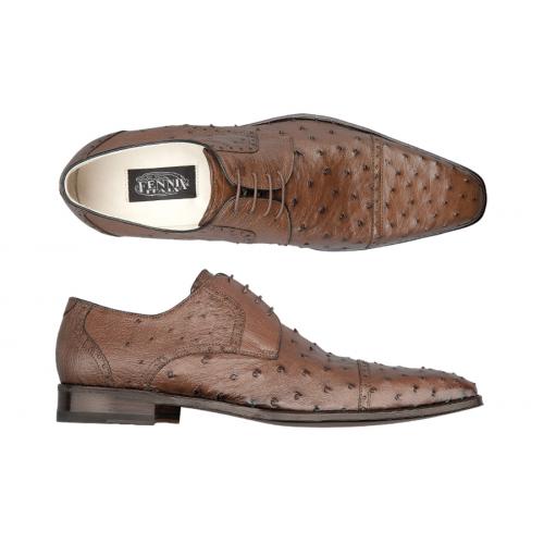 Fennix Italy 3241 Kango Genuine All-Over Ostrich Shoes