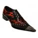 Zota Deep Burgundy / Red Genuine Leather Shoes With Metal Toe G908-34