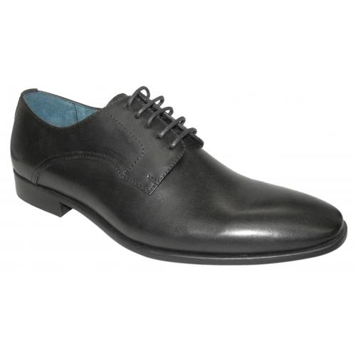 Giorgio Brutini "Webster" Black Genuine Leather Shoes 17566