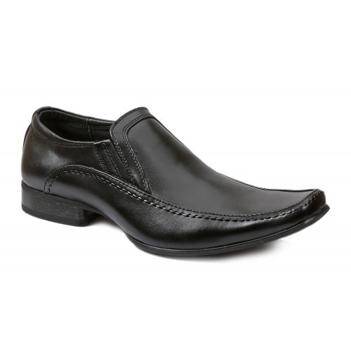 Giorgio Brutini "Downing" Black Genuine Calf Leather Loafer Slip-on 17216