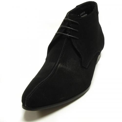 Encore By Fiesso Black Suede Boots FI3100