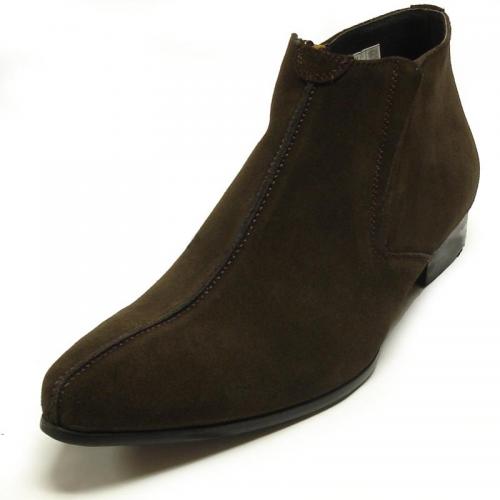 Encore By Fiesso Brown Suede Boots FI3101-S