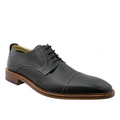 Giorgio Brutini "Razore" Black Genuine Leather Shoes 24932
