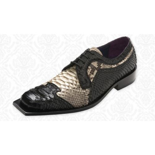 David X "Club" Natural Genuine All-Over Python Snake Skin Shoes