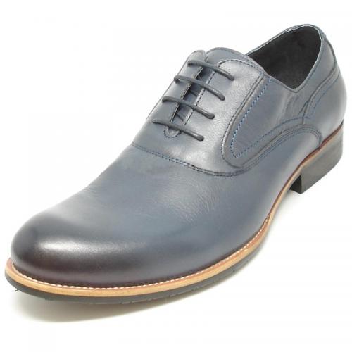 Encore By Fiesso Navy Genuine Leather Shoes FI9053