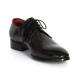 Paul Parkman 054F Black Genuine Leather Derby Shoes