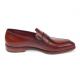Paul Parkman 067 Tobacco / Burgundy Hand-Painted Loafer Shoes