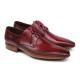 Paul Parkman 022 Burgundy Genuine Leather Ghillie Lacing Shoes