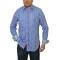 Justing Royal Blue / Turqouise Blue / Lavender / Purple Striped Long Sleeves Cotton Blend Shirt 102