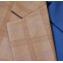 Steve Harvey Taupe / Cobalt Blue Plaid Vested Classic Fit Suit 219707SHS