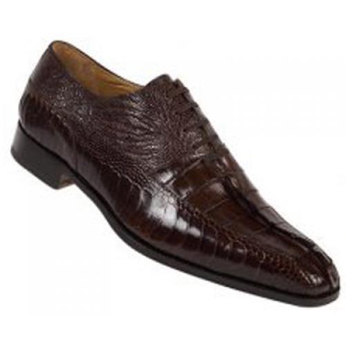 Mauri 4027 Rust Hornback / Ostrich Leg Shoes