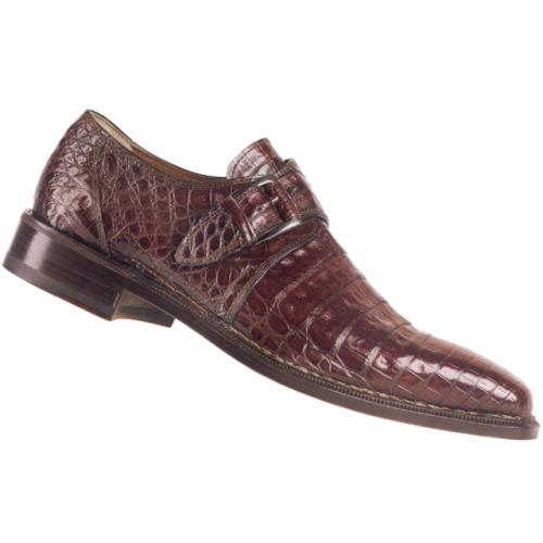 Mauri "Cool" 1172 Light Sport Rust Genuine All-Over Baby Crocodile Shoes