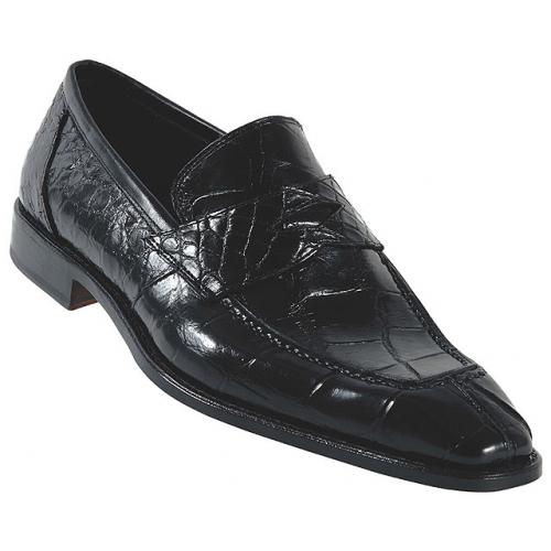 Mauri "Venture" 1005 Black Genuine All-Over Alligator Shoes