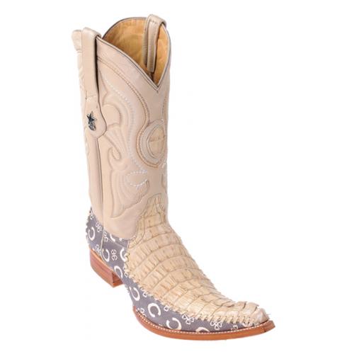 Los Altos Oryx Genuine Crocodile 6X Pointed Toe Cowboy Boots 96T0111