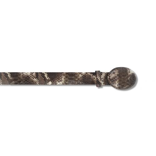 Los Altos Rustic Brown Genuine Python Belt C115785