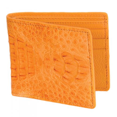 Los Altos Buttercup Genuine Crocodile Card Holder Wallet CA10202