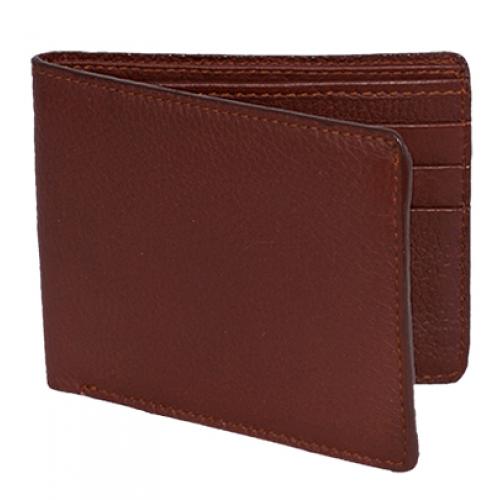 Los Altos Cognac Genuine Elk Card Holder Wallet CA15103