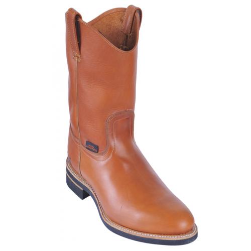 Los Altos Men's  Honey Genuine Leather Work Boots 52C5451