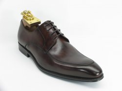 Carrucci Brown Genuine Calf Skin Leather Lace-up Shoes KS478-16