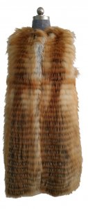 Winter Fur Ladies Marble Genuine Fox Fur Vest 18V08NA.