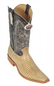 Los Altos Oryx Genuine All-Over Lizard Square Toe Cowboy Boots 710711