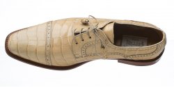 Ferrini 216/M Dune Genuine Alligator Shoes.