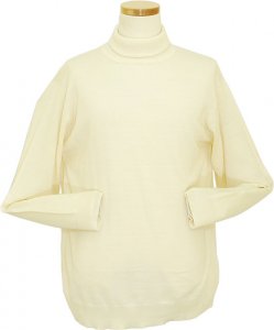 Pronti Cream Turtle Neck Sweater