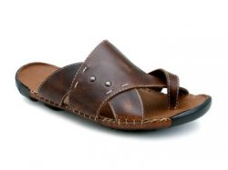 Bacco Bucci "Peterson" Tan Genuine Soft Italian Calfskin Sandals