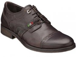 Bacco Bucci "Brancato" Dark Brown Genuine Italian Calfskin Cap-Toe Oxford Shoes