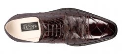 Fennix Italy 3241 Chocolate Alligator / Ostrich Shoes