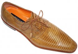 Mezlan Mustard All-Over Genuine Lizard Shoes 3316