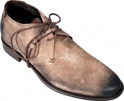 Bacco Bucci "Bodie" Brown Genuine Old English Oiled Suede Shoes