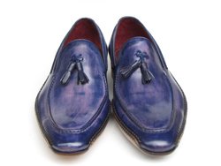 Paul Parkman Blue Purple Loafer Shoe