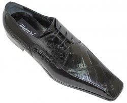 Mauri 2973 Black Genuine Alligator Shoes