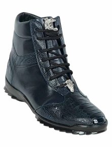 Los Altos Navy Blue Style 12 | Ostrich Leg Boots ZC120510 .