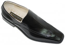 Stacy Adams "Altair" Black Genuine Leather Loafers