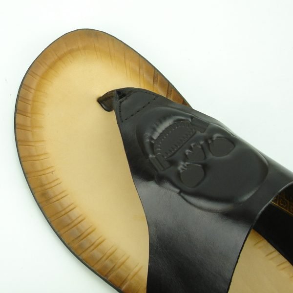 FI-4049 Black Leather Encore sandals