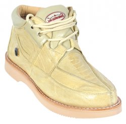 Los Altos Winterwhite Genuine All-Over Ostrich Leg Casual Shoes ZA050504