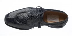 Ferrini 3520 Navy Genuine Alligator Shoes.