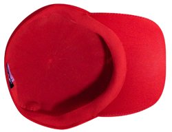 top view of Kangol Red Tropic Ventair Baseball Hat