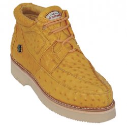 Los Altos Buttercup Genuine All-Over Ostrich Casual Shoes ZA060302