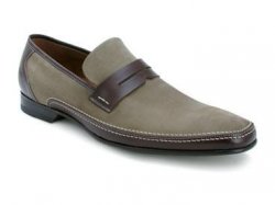 Mezlan Ruskin Brown/Olive Genuine Leather Shoes