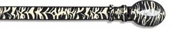Los Altos White Black All-Over Genuine Stingray Tiger Design Finish Belt C115555