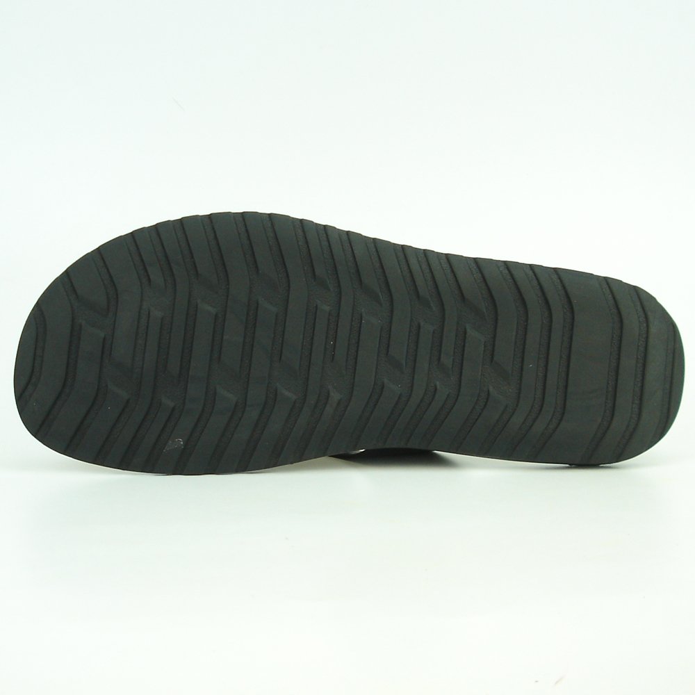 FI-4049 Black Leather Encore sandals - under view