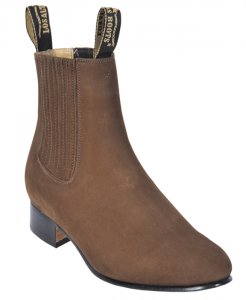 Los Altos Men's Taupe Genuine Suede leather Boots 616361