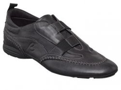 Bacco Bucci "Milla" Graphite Genuine Vintage Finish Calfskin w/ B Icon Shoes