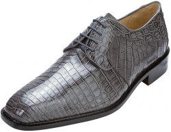 Belvedere "Panda" Grey All-Over Genuine Nile Crocodile Shoes