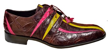 colorful alligator shoes