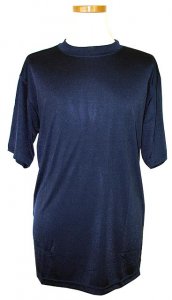 Daniel Ellissa Navy Tricot Dazzle 100% Polyester Shirt TS07